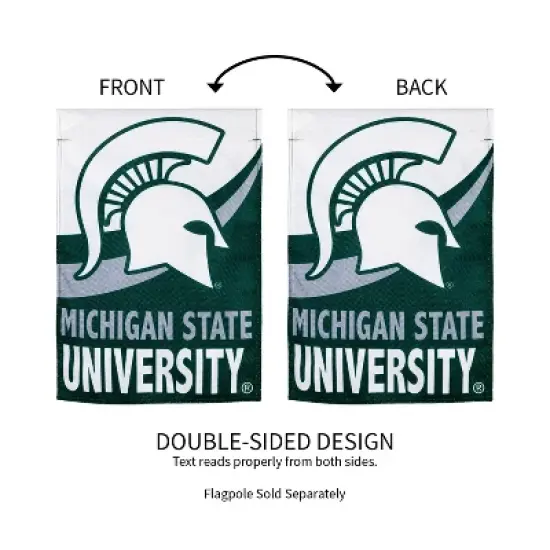 Evergreen Flag, DS New Burlap, Garden, Michigan State University image {3}