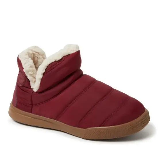 Dearfoams Women's Dara Nylon Sport Lounge Bootie Slipper Indoor/Outdoor image {7}