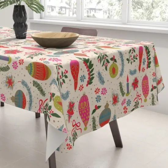 Emanuela Carratoni Christmas Vintage Decorations Tablecloth -Deny Designs image {2}