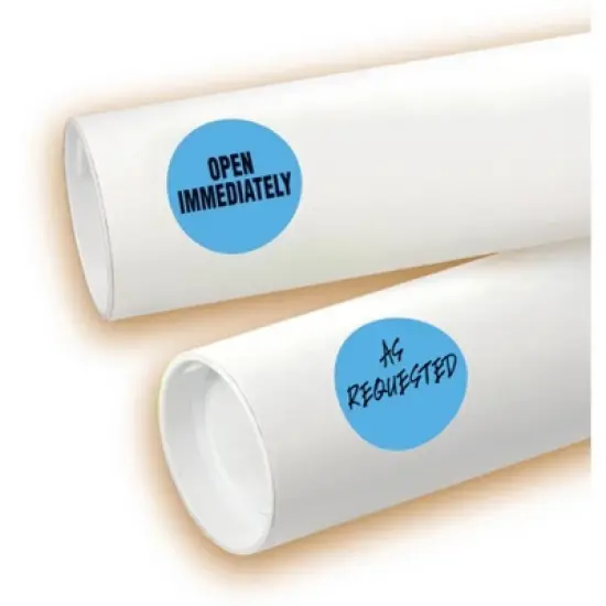 Avery Printable Color-Coding Labels, Removable Adhesive, 1-1/4" Round, Light Blue, 400 Labels (5496) image {1}