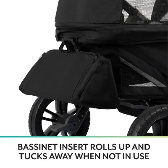 Evenflo Pivot Xplore Dreamz Stroller Wagon with Infant Car Seat Adapter image {4}