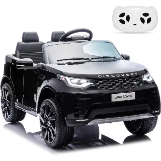 12V Kids Ride On Car with Remote Control, LED Lights, Music, 3 Speeds, Licensed Land Rover Velar Ride On Toy for Toddlers Ages 3+ image {8}