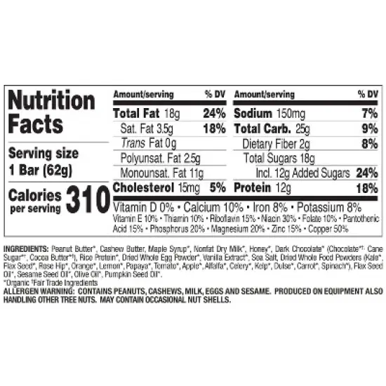 Perfect Bar Chocolate Chip Cookie Dough Refrigerated Protein Bars - 8.7oz/4ct image {3}