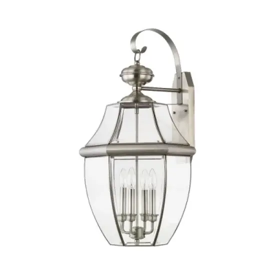 Livex Lighting Monterey 4 - Light Wall Light in  Brushed Nickel image {2}