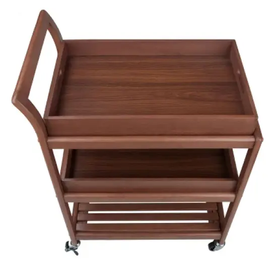 Albert Entertainment Cart Walnut - Winsome image {7}
