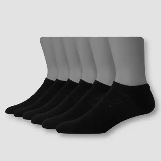 Hanes Premium Men's X-Temp Performance Lightweight No Show Socks 6pk image {3}