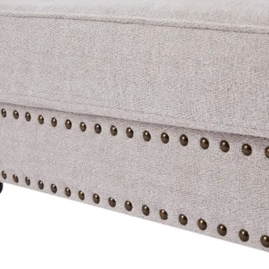 Upholstered 3 Seat/Loveseat/1 Seat Sofa Couches with Nailhead Accents, Scrolled Armrests, and Turned Legs-ModernLuxe image {3}
