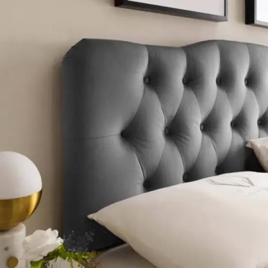 Annabel Full Diamond Tufted Performance Velvet Headboard - Modway image {3}