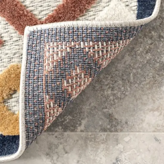 Corra Colorful Geometric Indoor/Outdoor Patio Area Rug image {6}