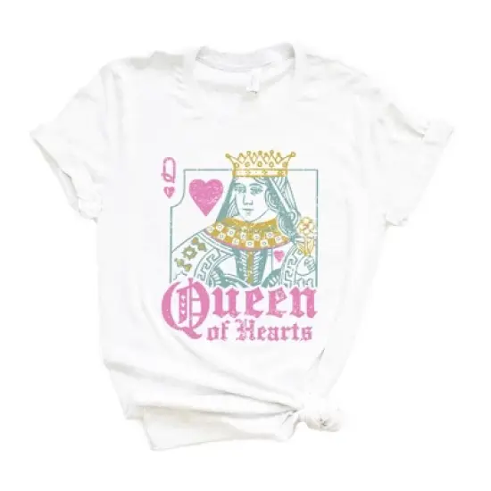 Simply Sage Market Women's Queen Of Hearts Short Sleeve Graphic Tee image {4}