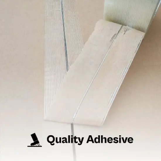 PSBM 24 Rolls Clear Reinforced Filament Tape, 2" x 60 Yards, 4.8 Mil,  Industrial Grade image {3}