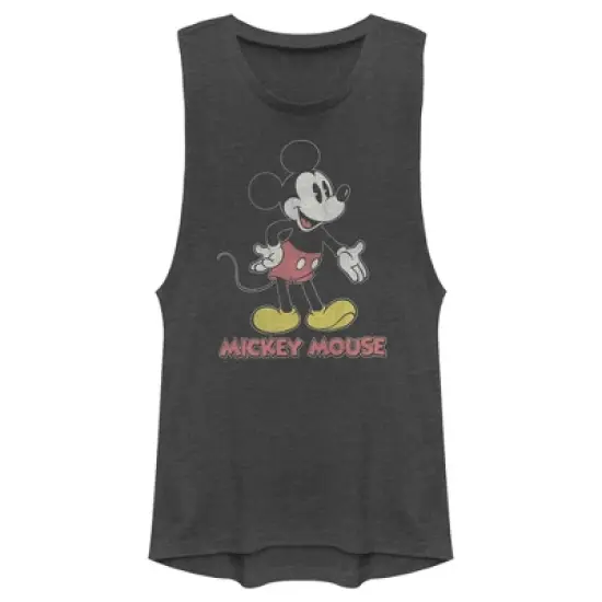 Junior's Mickey & Friends Retro Stance Festival Muscle Tee image {3}
