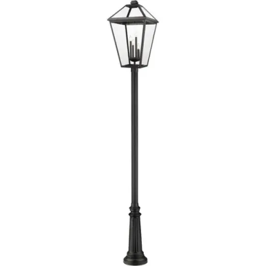 Z-Lite Talbot 4 - Light Post Light in  Black image {4}