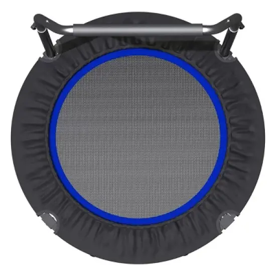 Ainfox Compact Fitness Trampoline with Adjustable Handlebar image {5}