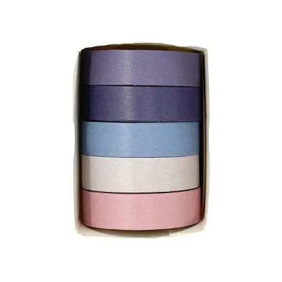 Wrapables Solid Color Washi Tape (Set of 5) image {14}