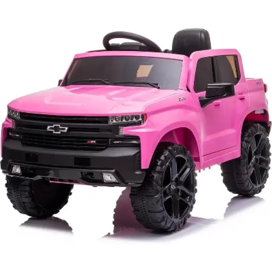 Acekool 12V Kids Ride-On Truck with Remote, MP3, Bluetooth, Spring Suspension, LED Lights image {9}
