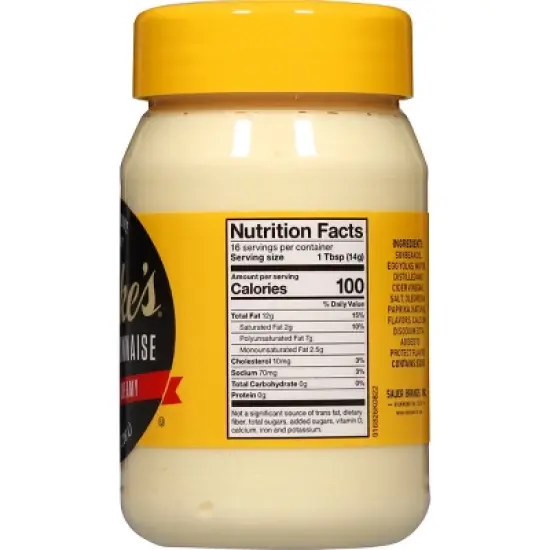 Duke's Real Smooth & Creamy Mayonnaise - 8oz image {2}