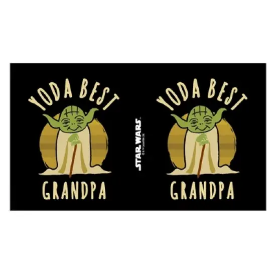 Star Wars Yoda Best Grandpa Cartoon Stainless Steel Water Bottle image {1}