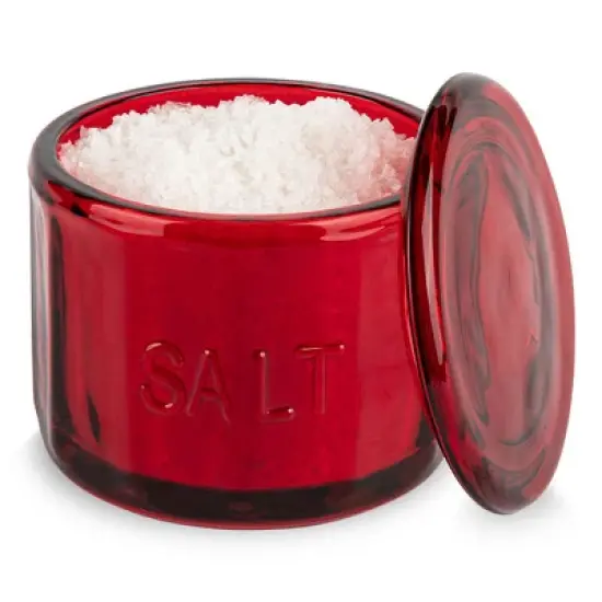 Kook Glass Salt Cellar, with Airtight Lid, 10 Oz image {3}