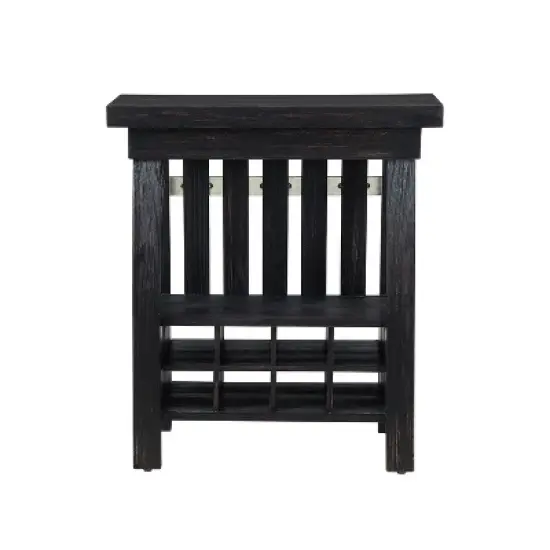 Barley Beer/Wine Cabinet Dark Pine - Powell Company image {1}