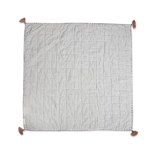Crane Baby Quilted Baby Reversible Blanket - Ezra Copper image {2}