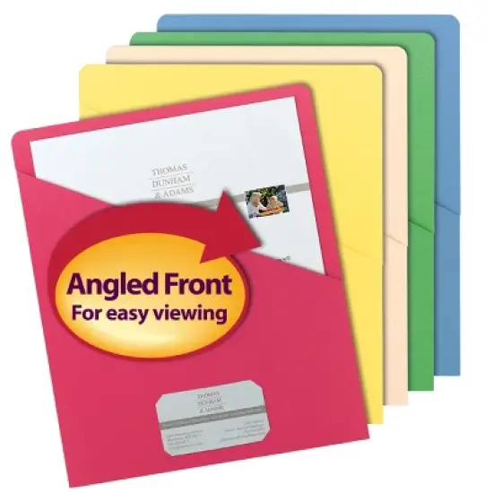 Smead Organized Up Slash Jacket, Letter Size, 25 per Pack image {12}