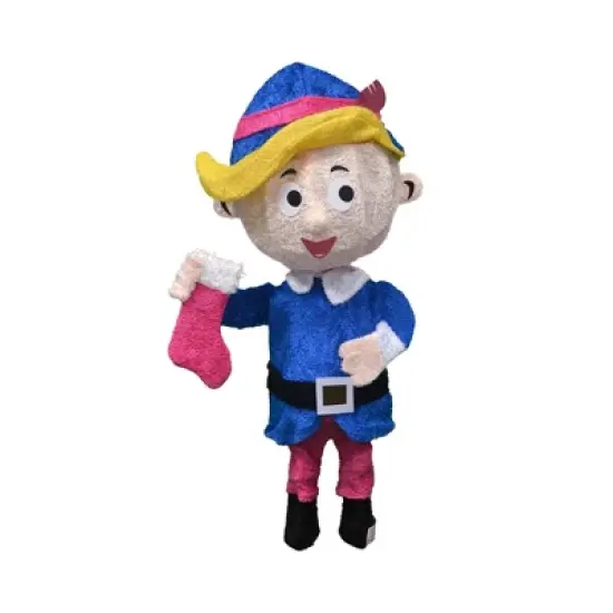 Northlight Lighted Hermey from Rudolph Outdoor Christmas Decoration - 18" - Clear LED Lights image {2}