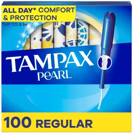 Tampax Pearl Tampons Regular Absorbency with LeakGuard Braid - Unscented image {18}