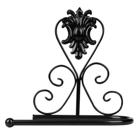 Unique Bargains Wall Rack Stand Toilet Paper Roll Holder for Bathroom image {6}