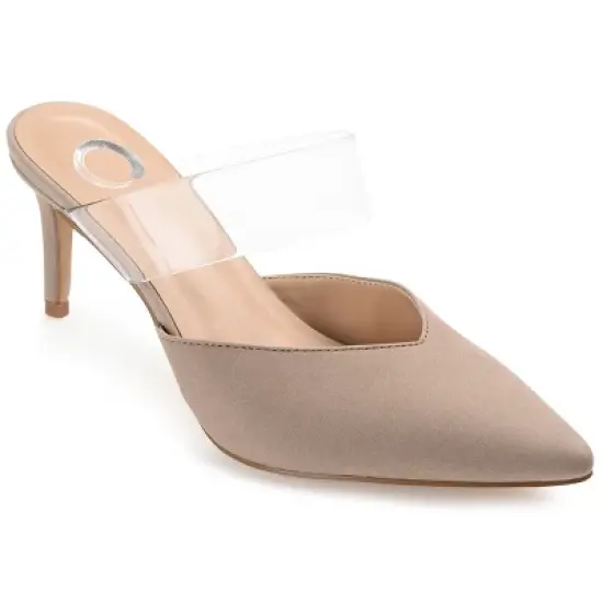 Journee Collection Womens Ollie Mules Low Stiletto Pointed Toe Pumps image {13}