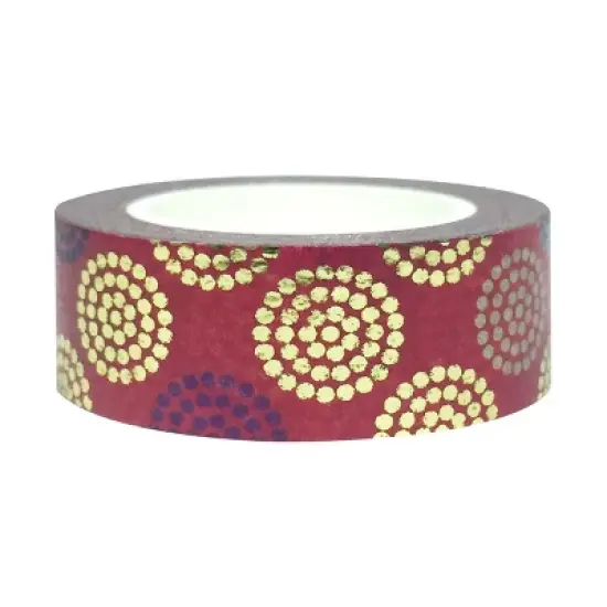 Wrapables Washi Masking Tape, Metallic and Moody Group image {20}