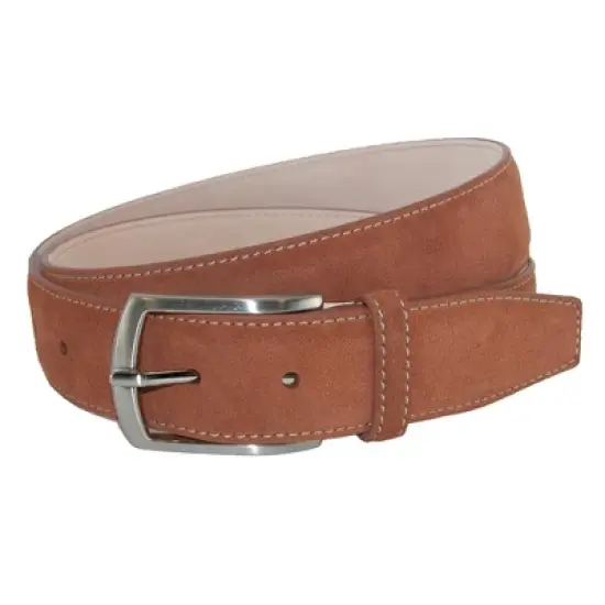 CrookhornDavis Men's Monza Suede Belt with Contrast Stitch image {5}