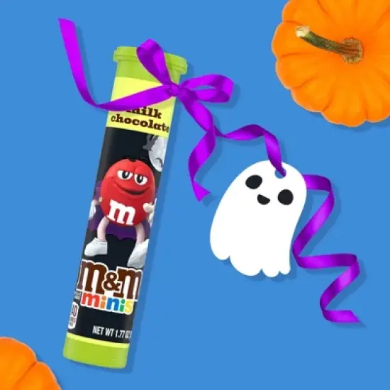 M&M's Minis Halloween Milk Chocolate Candies Tube - 1.77oz image {3}