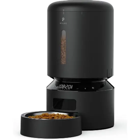 PETLIBRO Automatic Cat Feeder, Pet Dry Food Dispenser Triple Preservation & Stainless Steel Bowl, Small/Medium Pets - 3L image {9}