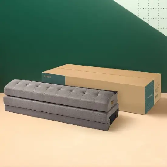 73" Pascal Sofa Oatmeal - Zinus image {7}