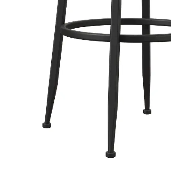 Larimore Metal Bar Height Stool Black - Hillsdale Furniture image {8}
