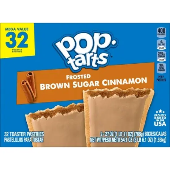 Pop-Tarts Brown Sugar Cinnamon Pastries - 32ct / 54.1oz image {9}