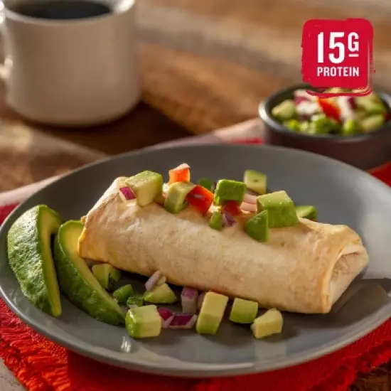 Red's Frozen Meat Lovers Breakfast Burrito - 5oz image {6}