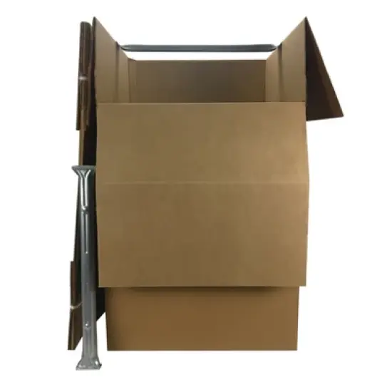 UBMOVE Shorty Space Saving Wardrobe Moving Boxes (Bundle of 6) 20" x 20" x 34" Moving Boxes image {7}
