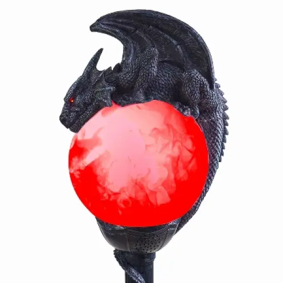 Tekky Toys 6 Ft. Light-Up Flaming Dragon Lamp Post&trade; with Sound Halloween Decoration image {4}
