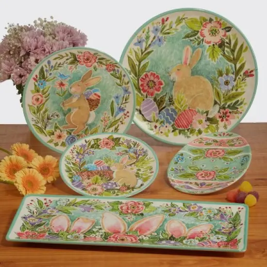 Joy of Easter Melamine Dinnerware Collection - Certified International image {1}