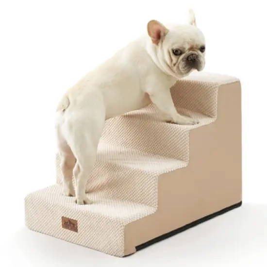 4-Tier Dog Stairs / Non-Slip Pet Steps for Small & Medium Dogs image {7}