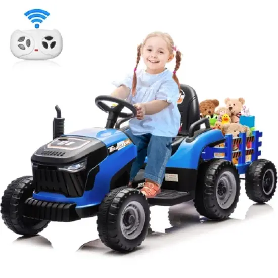JOYRACER 2WD 24V 2-Seater Electric Ride-On UTV for Kids, 2&times;75W Motors, Remote Control, LED Lights, Spring Suspension, 3 Speeds & Bluetooth Music image {9}