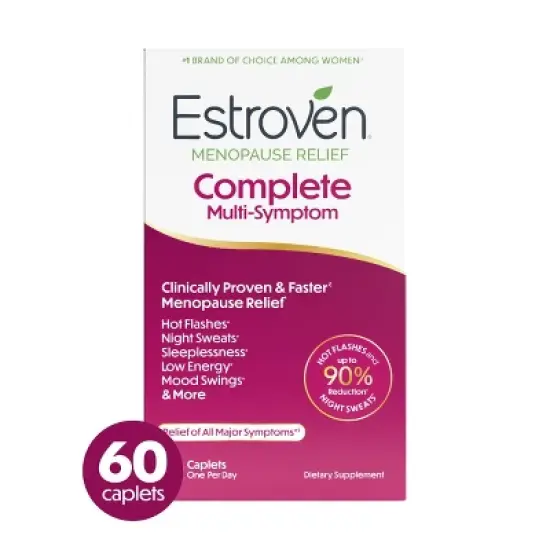 Estroven Complete Menopause Vegan Relief Caplets - 60ct image {10}