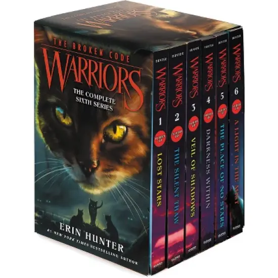 Warriors: The Broken Code Box Set: Volumes 1 to 6 - by  Erin Hunter (Paperback) image {1}