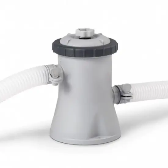 Intex Easy Set Inflatable Puncture Resistant Circular Above Ground Portable Outdoor Family Swimming Pool with Filter image {3}