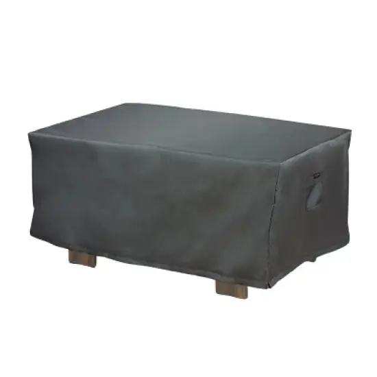 Summerset Shield Titanium 3-Layer Water Resistant Outdoor Coffee Table Cover - Dark Grey image {8}