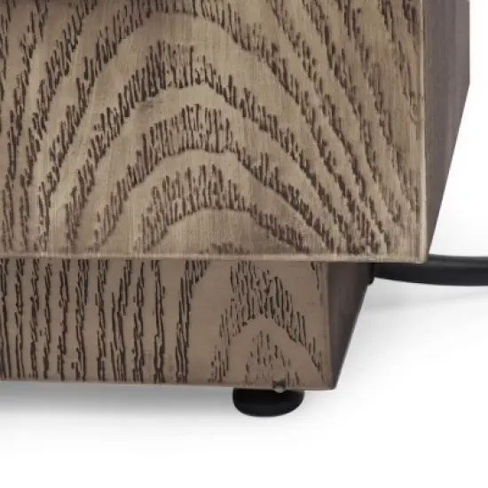 GDFStudio Jasmine Outdoor 50,000 BTU Rectangular Iron Fire Pit Table image {6}