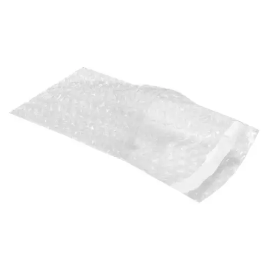 UOFFICE 1100 Clear Bubble Out Bags 4" x 7.5" Self-Sealing Pouches image {3}