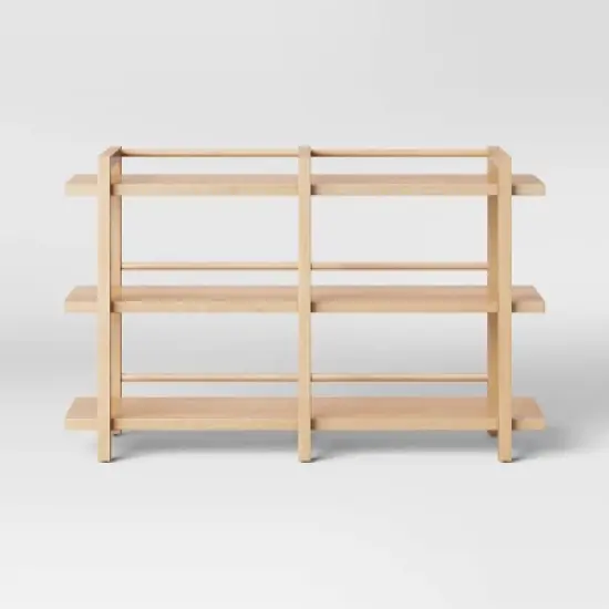 38" Hertford Wide Wood Horizontal Bookcase Brown - Threshold&trade; image {2}